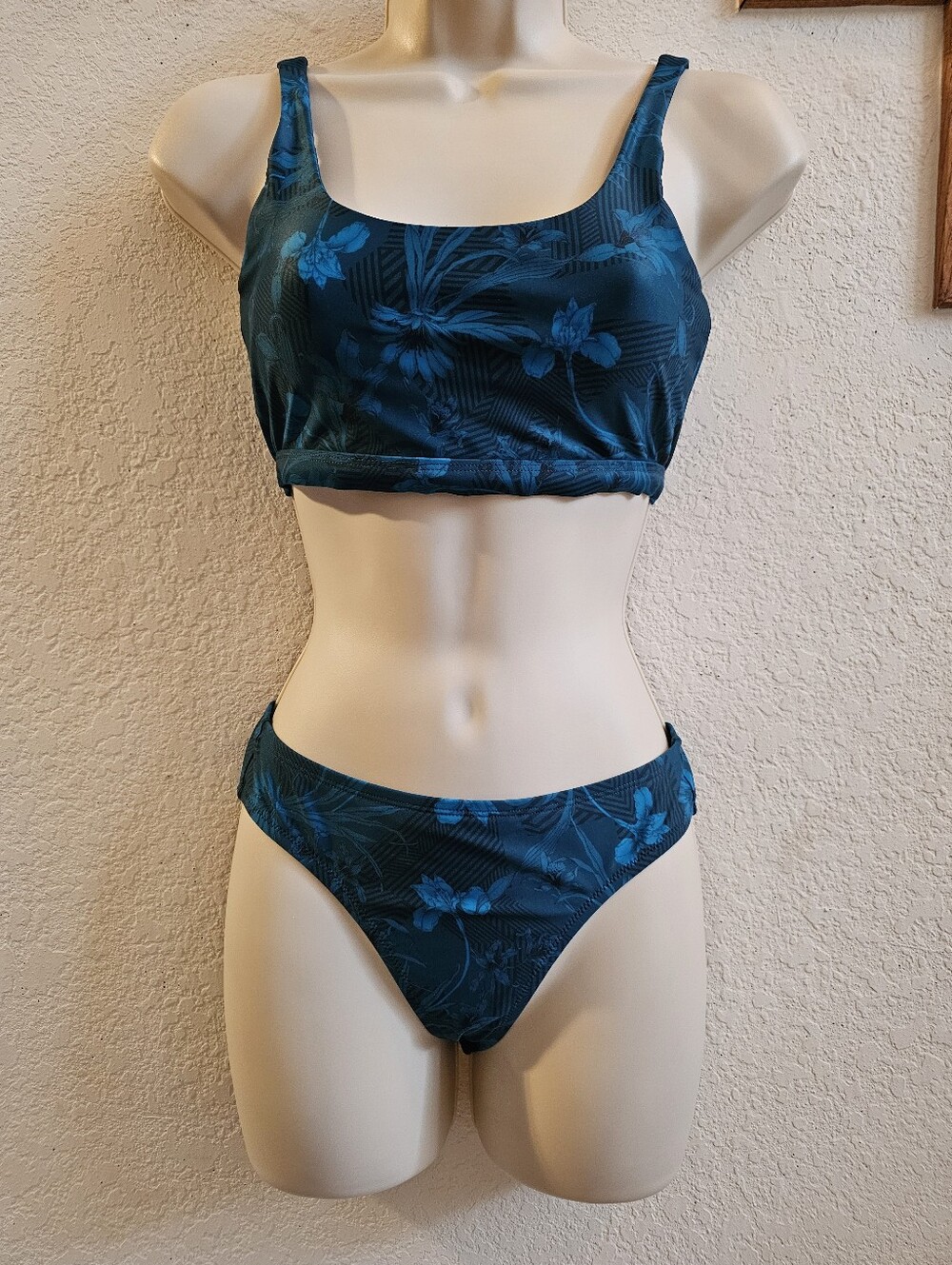 Women’s Lole Teal Floral Bikini Size S